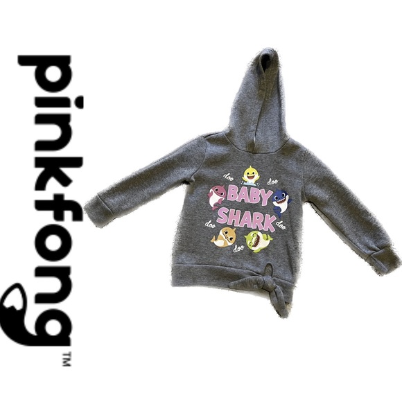 Nickelodeon Other - Doo! doo! doo! Like New Baby Shark Hoodie - 3T Cuteness! 🦈👧